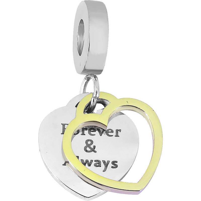 Lindas Jewelry Prívesok na náramok Forever & Always chirurgická oceľ 38048895
