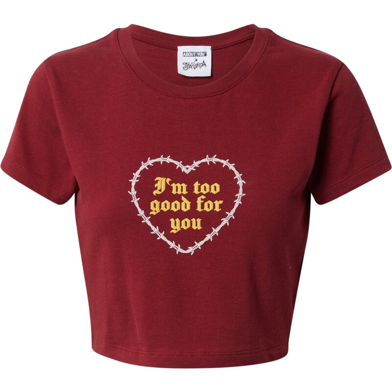 ABOUT YOU x Sharlota Tričko Caja tmavočervená 57220269