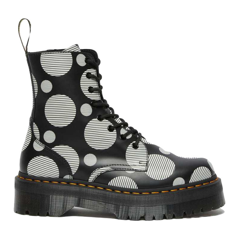 Dr. Martens Jadon Polka Dot Smooth Leather Platform Boots 65396281