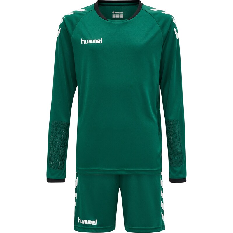 Hummel Športový úbor Core tmavozelená / čierna / biela 67728247