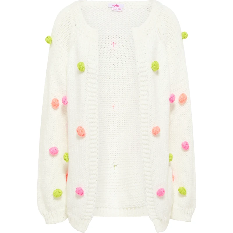 MYMO Kardigán svetlozelená / svetloružová / svetločervená / biela ako 65867476