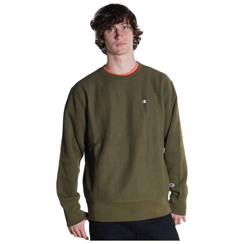 Champion Crewneck Sweatshirt - Pánske - Mikina Champion - Zelené - 66355770