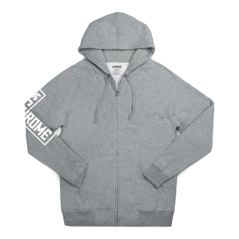 Chrome Industries Flying ion Zip Hoodie Grey 65396131