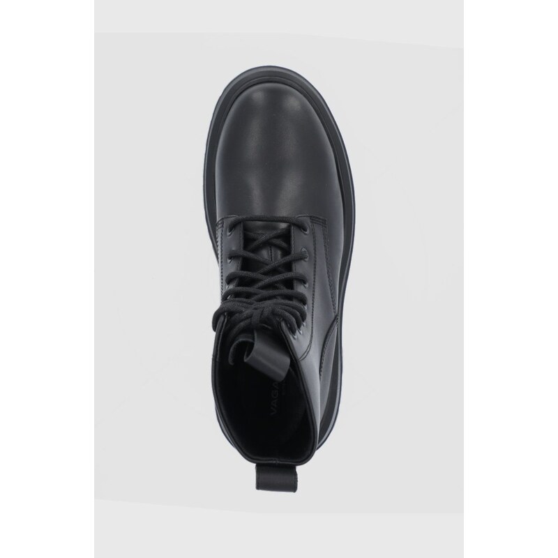 Kožená obuv Vagabond Shoemakers pánska, čierna farba