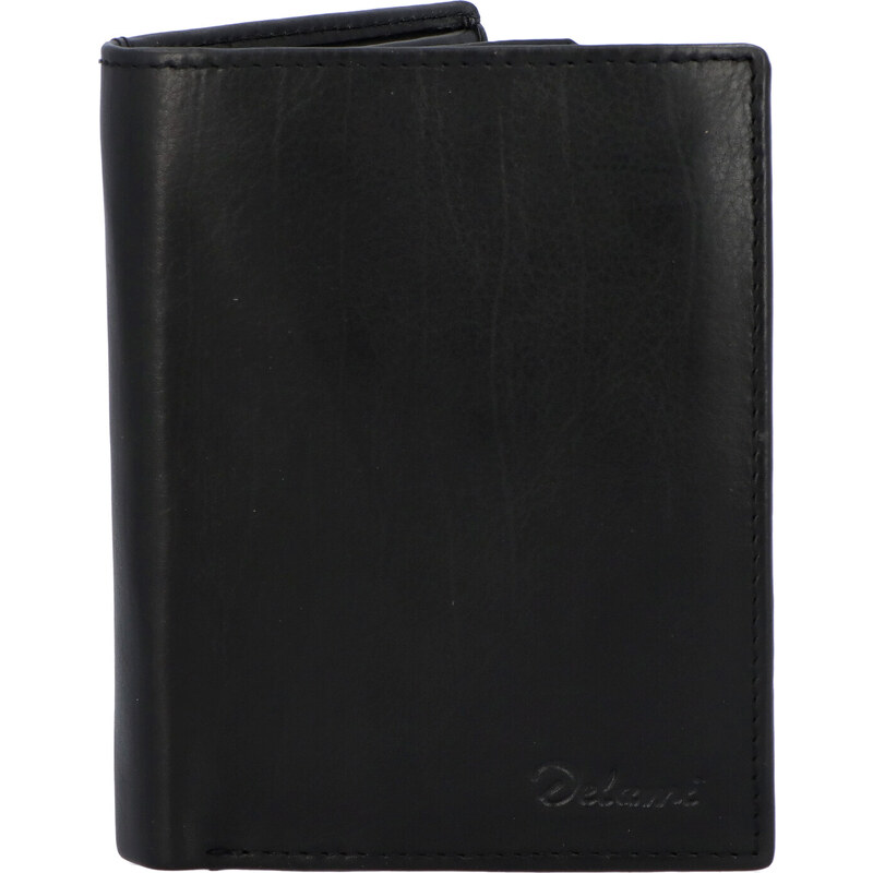 Pánska kožená peňaženka čierna - Delami 8702 čierna 37151680