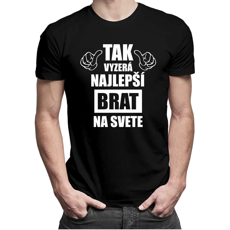 E-shop Garibald Tak vyzerá najlepší brat na svete - pánske tričko s