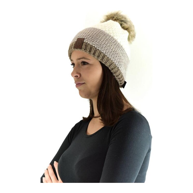 JOHN-C Bielo-ružová čiapka TEA 27730284