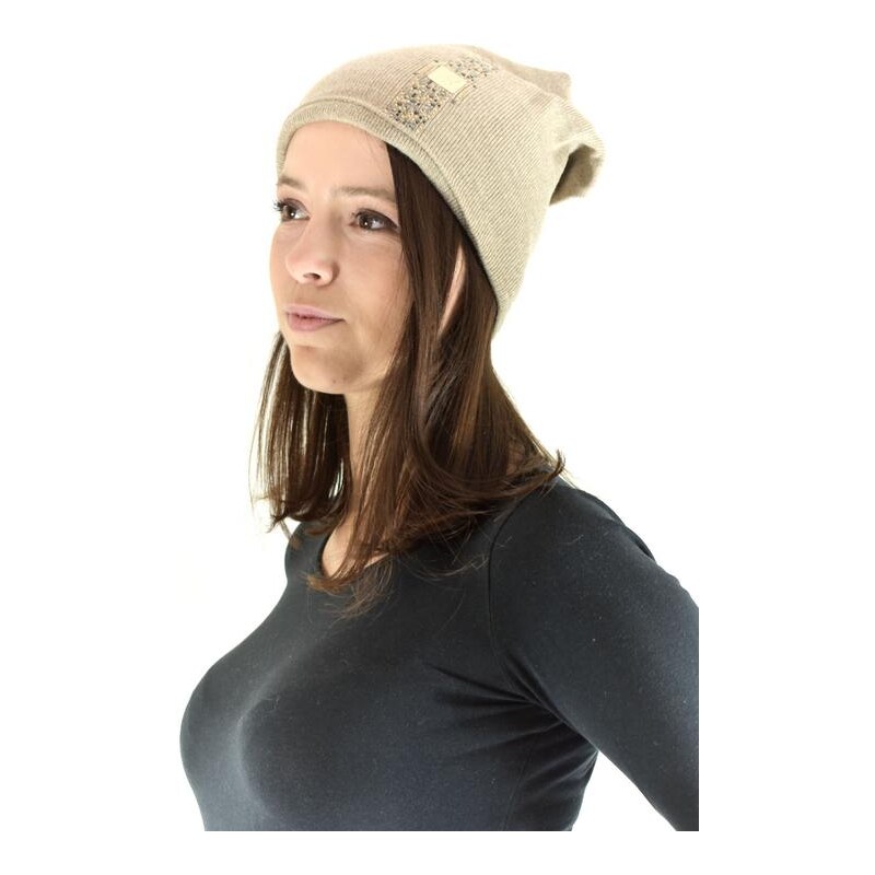 JOHN-C Tmavá béžová čiapka FILIPA 27730309