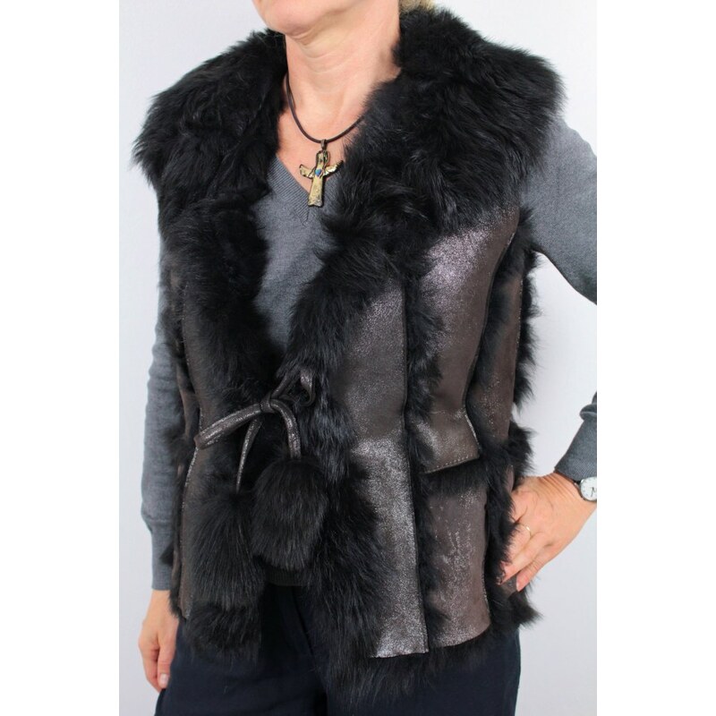 Sikora Dámska kožušinová vesta model Carmen 27976632