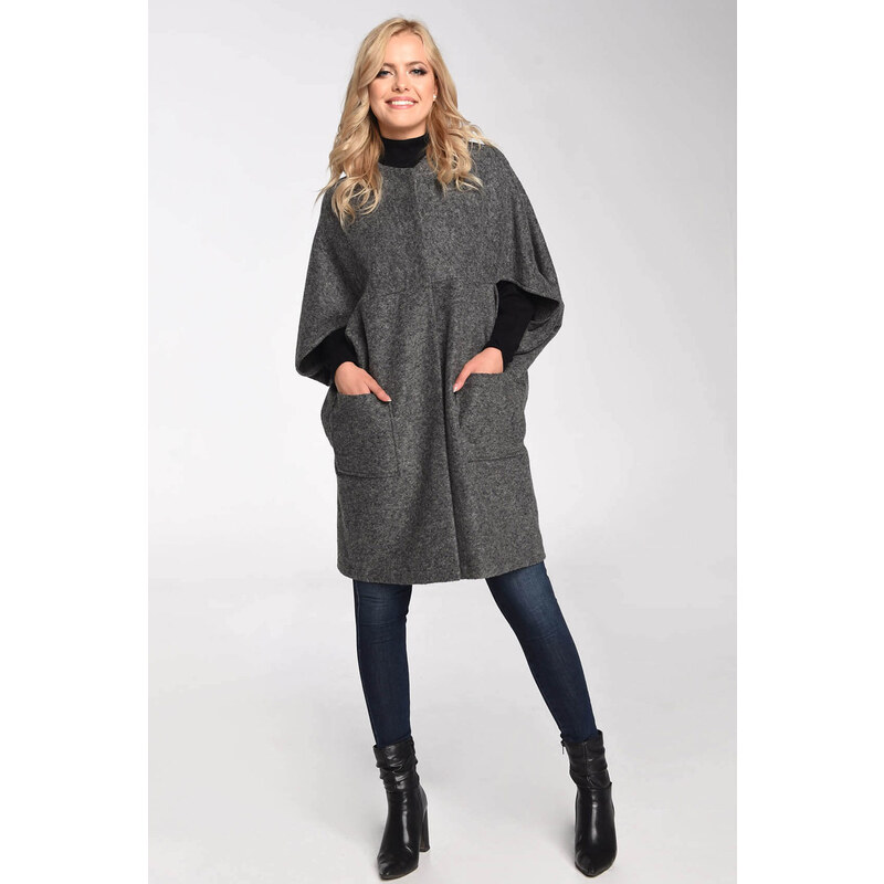 Glara Dámske vlnené pončo 27747457