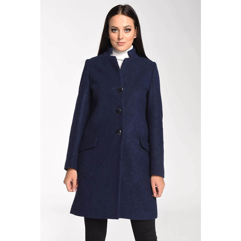 Glara Dámsky vlnený kabát na prechodné obdobie 27747448