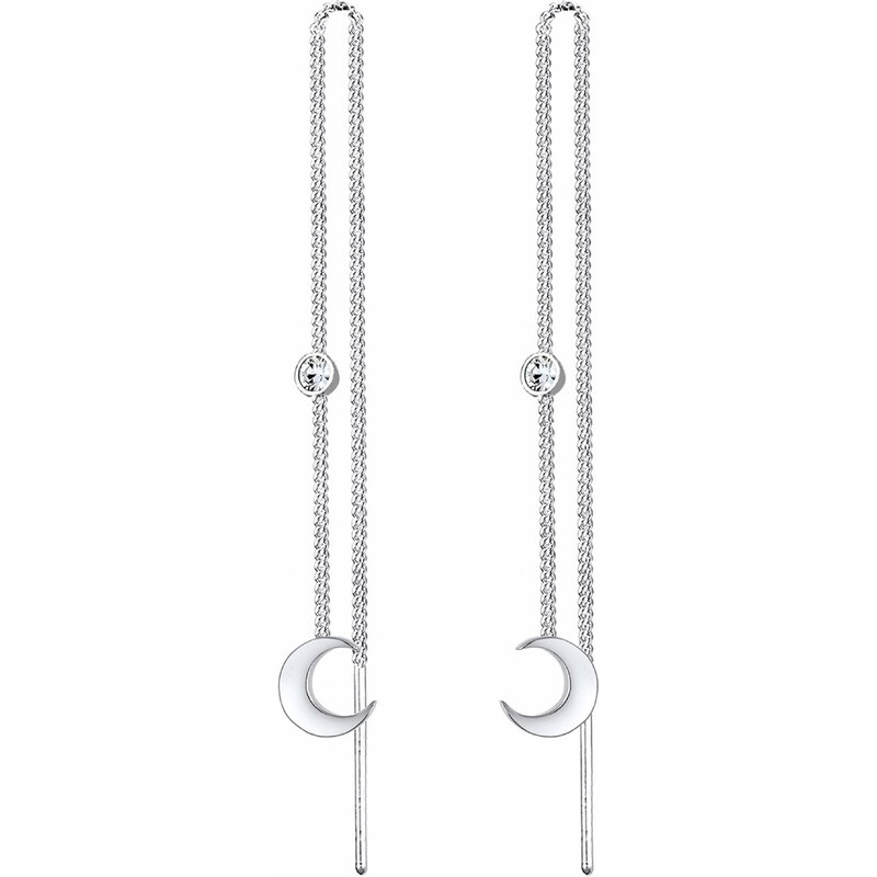 ELLI Náušnice Luna strieborná 54221691