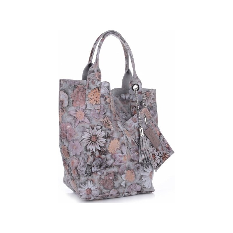 Kožené kabelka shopper bag Vittoria Gotti multikolor 8298 64502417