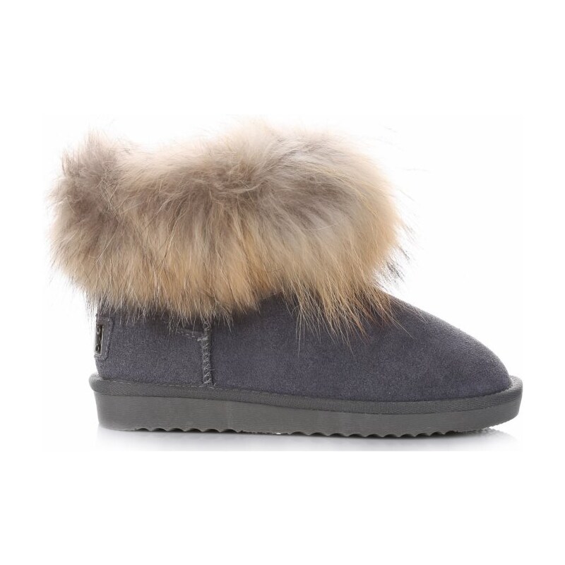 dámske snehule Crystal Shoes šedá 8902 27611090