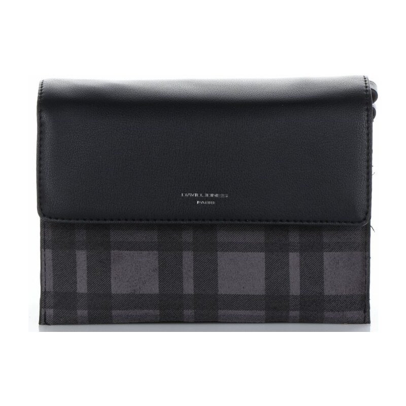 Dámska kabelka listonoška David Jones čierna CM4002 27611507