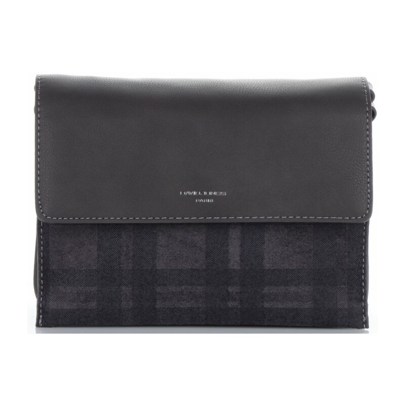 Dámska kabelka listonoška David Jones šedá CM4002 27611508