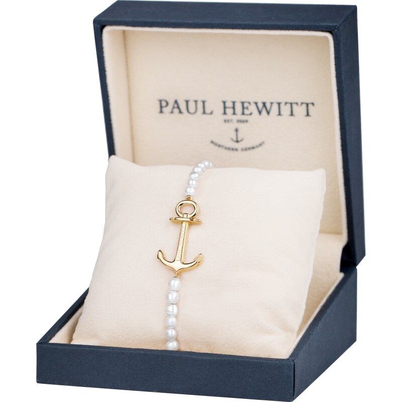 Paul Hewitt Bracelet Anchor Spirit Pearl Gold