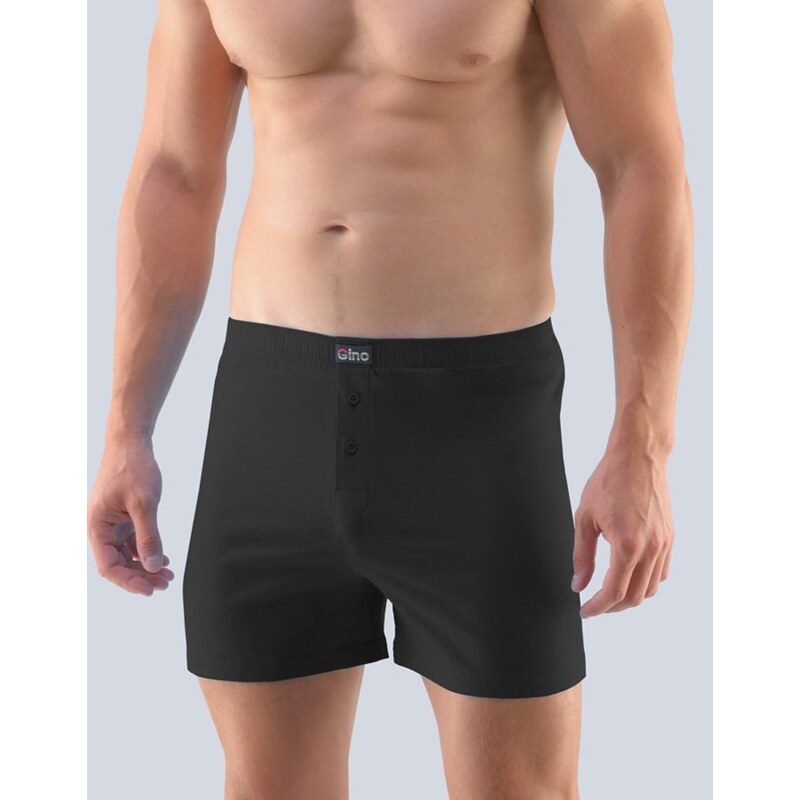 Bavlnené voľné trenky v čiernej farbe 34040608