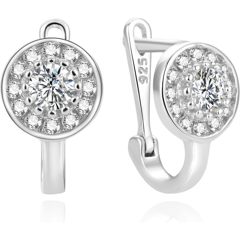 Beneto Módne strieborné náušnice so zirkónmi AGUC2189L 66592944