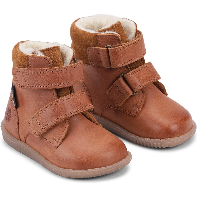 Bundgaard detské zimné kožené topánky zateplené ovčou vlnou - Rabbit 46771264
