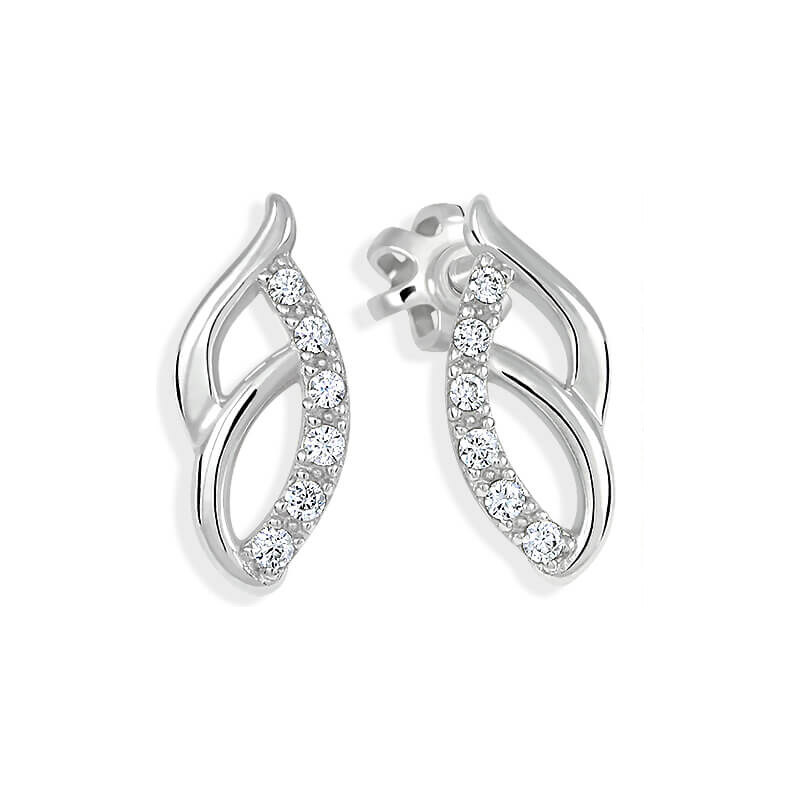Soliter Náušnice z bieleho zlata so zirkónmi 239 001 01063 07 66579964