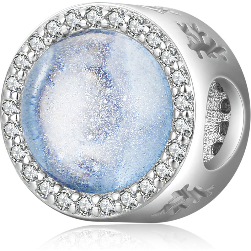 Emporial strieborný prívesok Zimná snehová scenéria 55586438