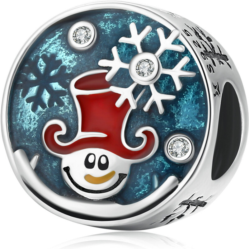 Emporial strieborný prívesok Snehuliak 55591432