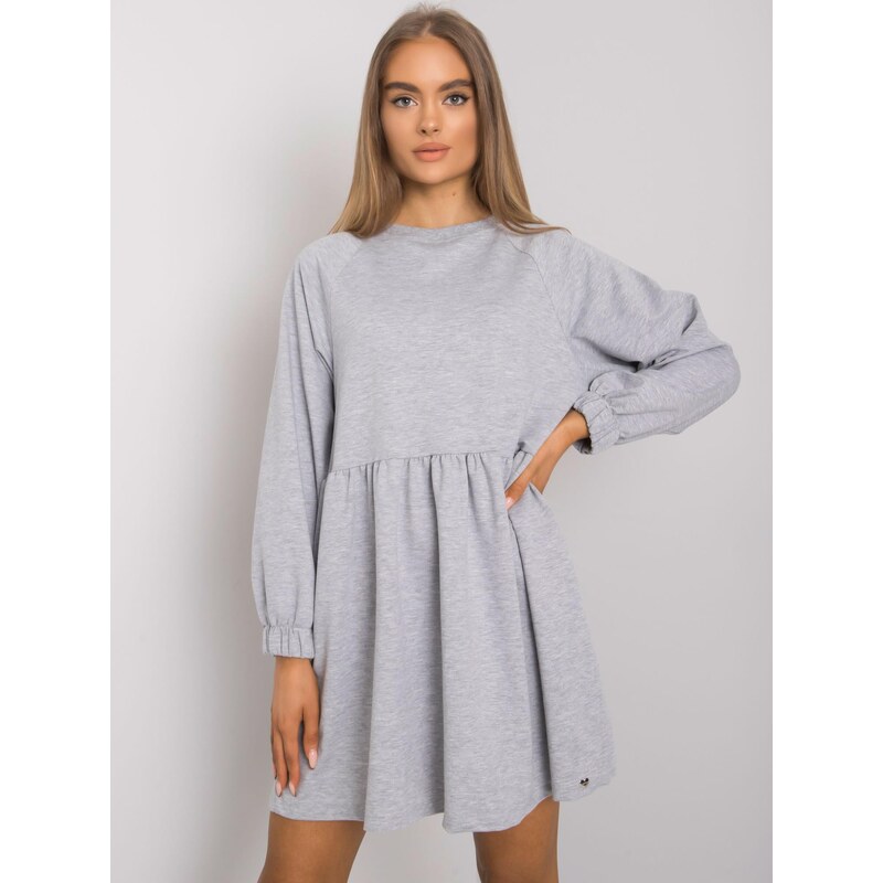 BASIC Feel Good Dress-RV-SK-7247.15P-grey 64683307