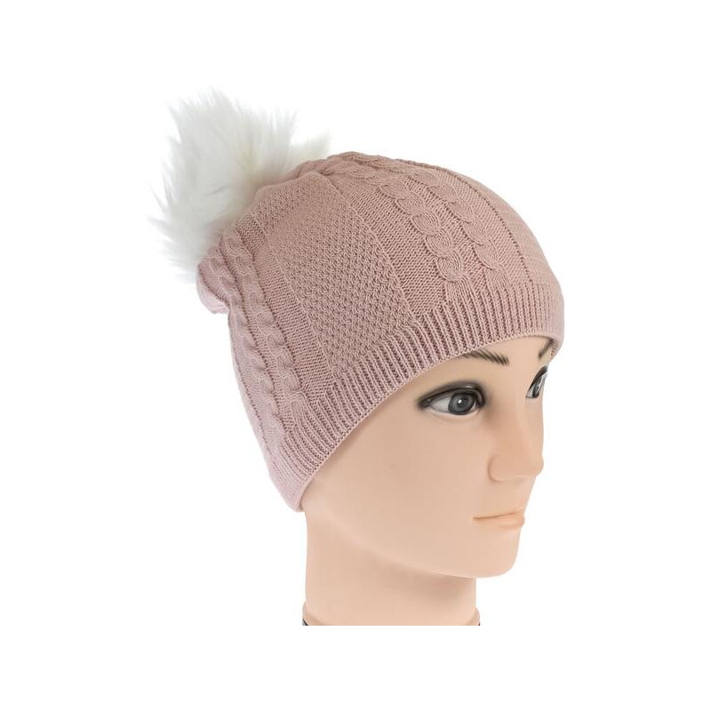 JOHN-C Ružová čiapka MAISIE 27929204