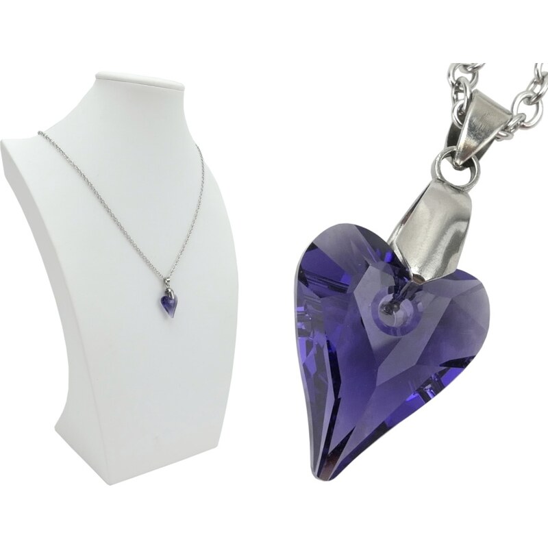 CITY STORM Retiazka s príveskom Swarovski v tvare Wild Heart 17 mm 66889353