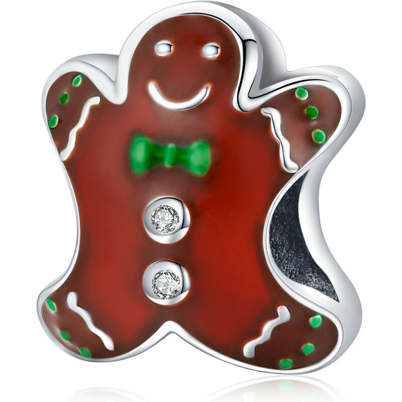 Emporial strieborný prívesok Roztomilý perníček 55591433