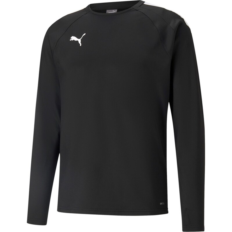 PUMA Funkčné tričko TeamLiga čierna / biela 67728265