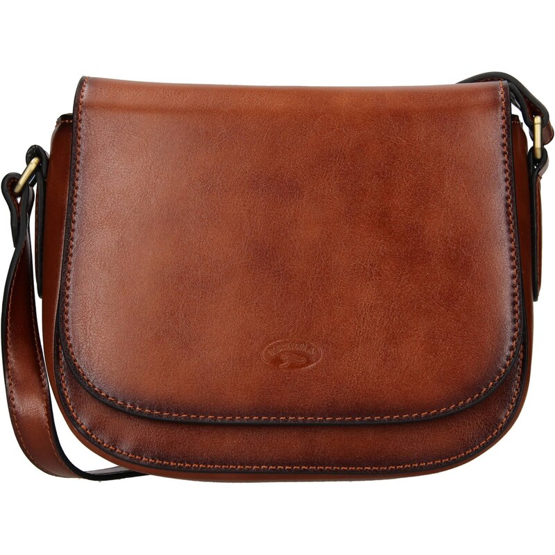Kožená dámska crosbody kabelka Katana Klara - hnedá 27966146