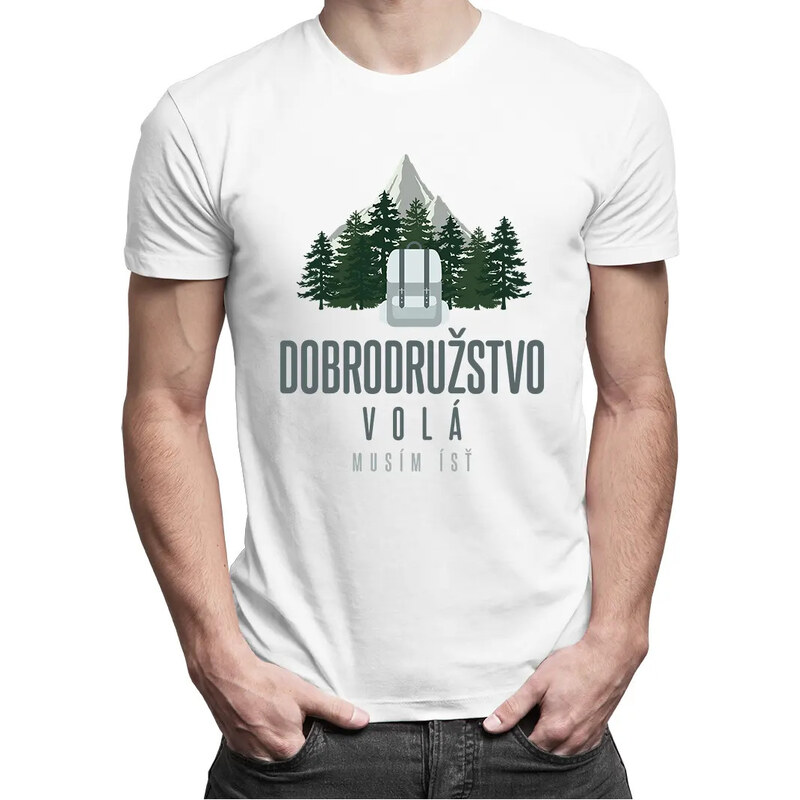 E-shop Garibald Dobrodružstvo volá, musím ísť - Pánske tričko s