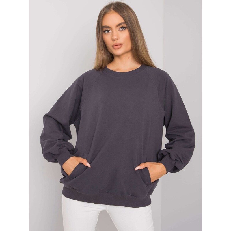 RUE PARIS Sweatshirt-RV-BL-7191.37P-graphite 64792056