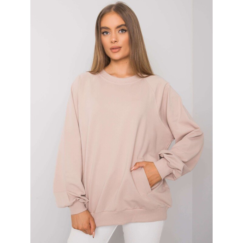 RUE PARIS Sweatshirt-RV-BL-7191.37P-beige 64791940