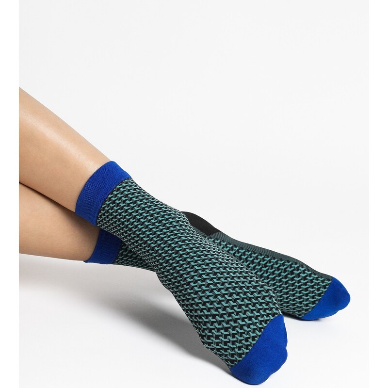 Ponožky Fiore G 1118 Op-Art 40 den 66228708