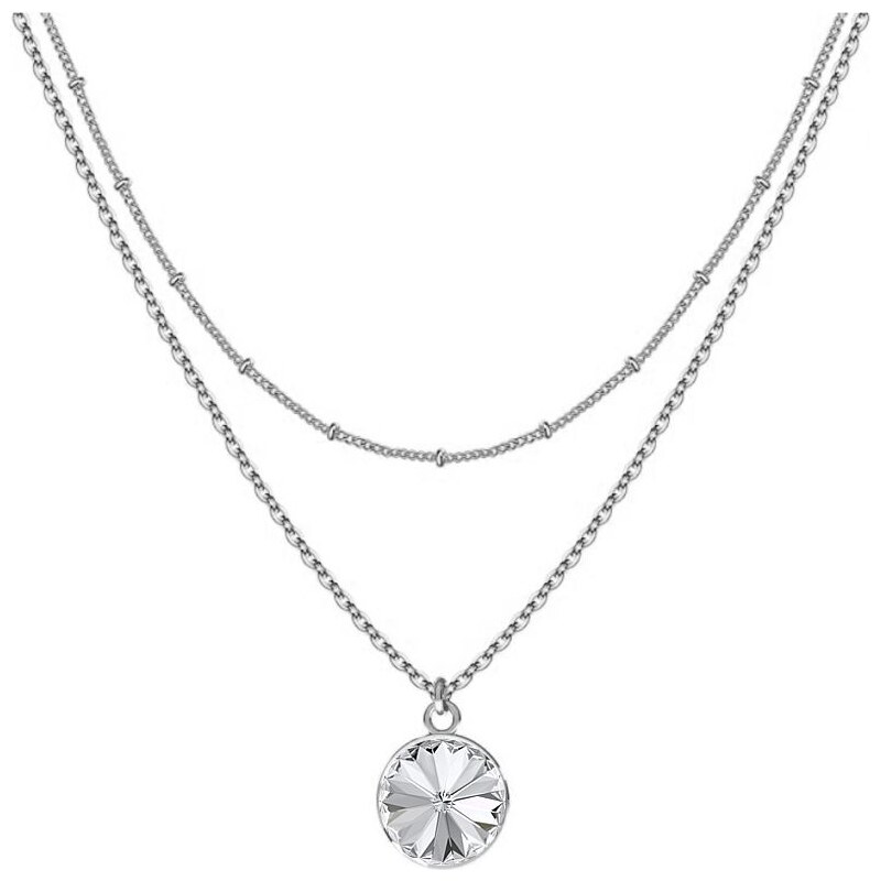 SWAROVSKI Elements Swarovski e. dámsky dvojitý náhrdelník Rondo 28029840