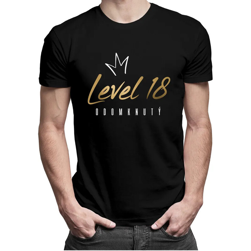 E-shop Garibald Odomknutý level 18 - pánske tričko s potlačou