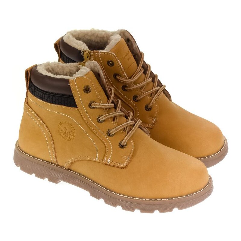 WINK Detské hnedé čižmy NOEL 31-39 28036458