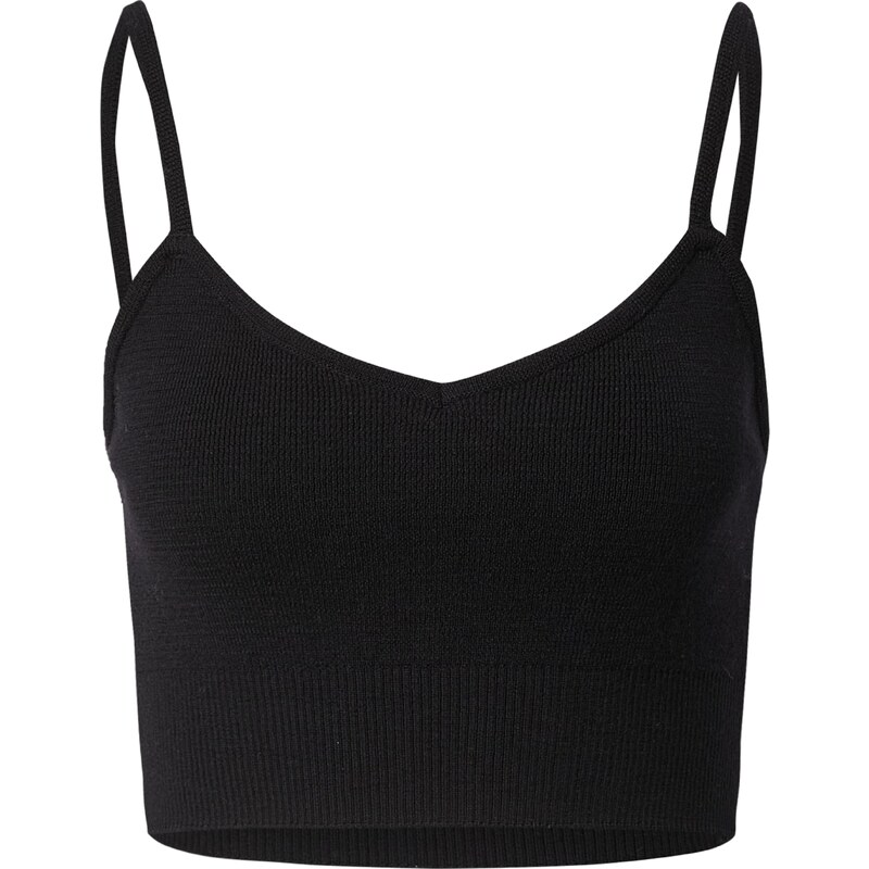 A LOT LESS Vyšívaný top Nala čierna 54227328