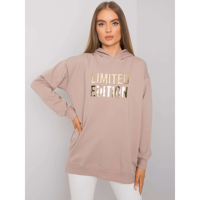 RUE PARIS Sweatshirt-RV-BL-7211.24P-dark beige 64688097