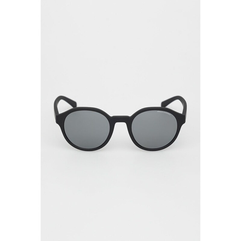 Slnečné okuliare Armani Exchange čierna farba