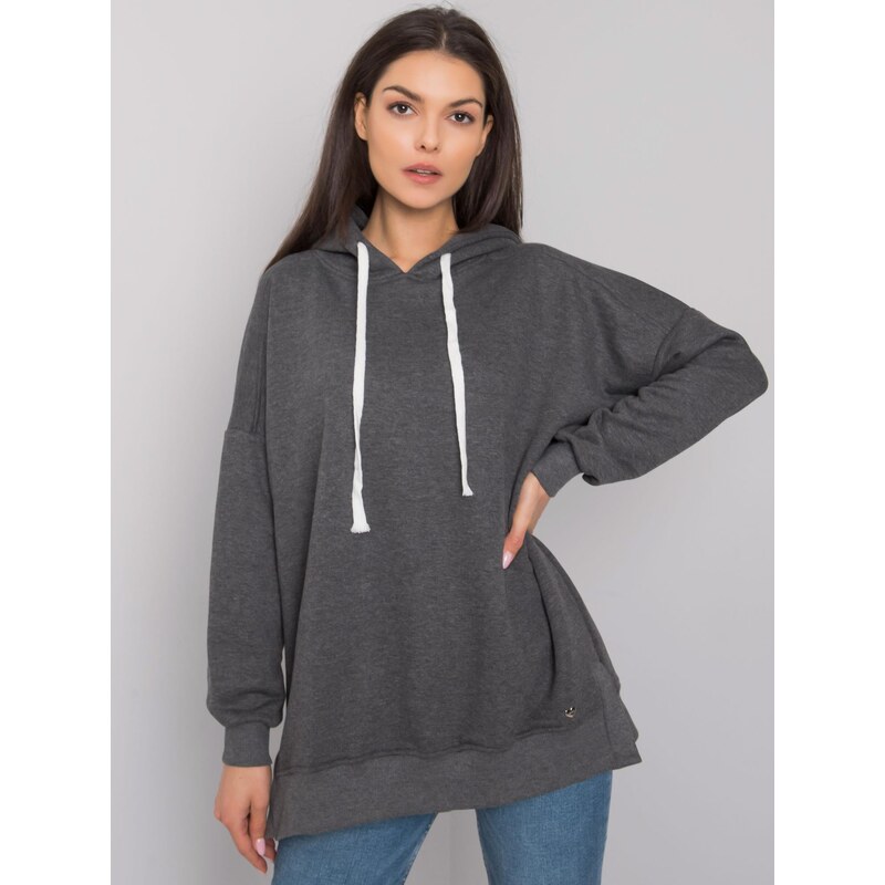 BASIC Feel Good Sweatshirt-RV-BL-7190.38X-dark gray 64683545
