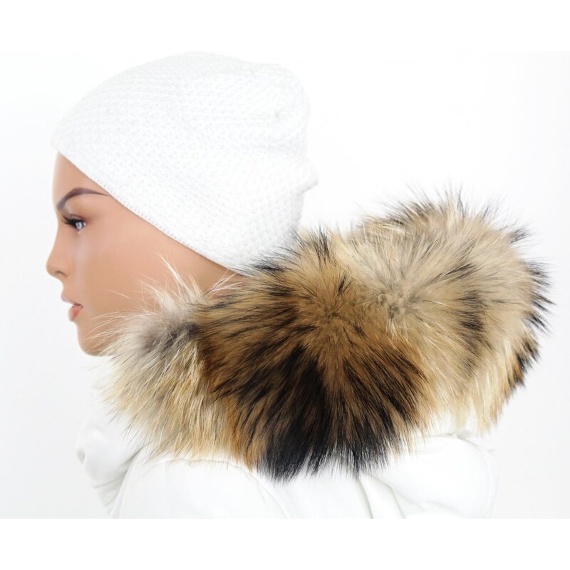 Sikora Kožušinový lem na kapucňu - golier medvedíkovec M 45/28 (63 cm) 28145096