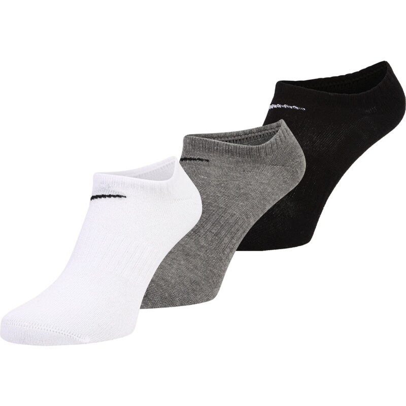 NIKE Športové ponožky sivá / čierna / biela 60949751