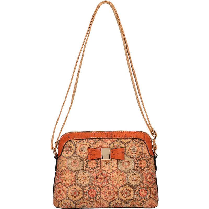 Made in China Menšia crossbody dámska kabelka v korkovom designe SE322 28161202