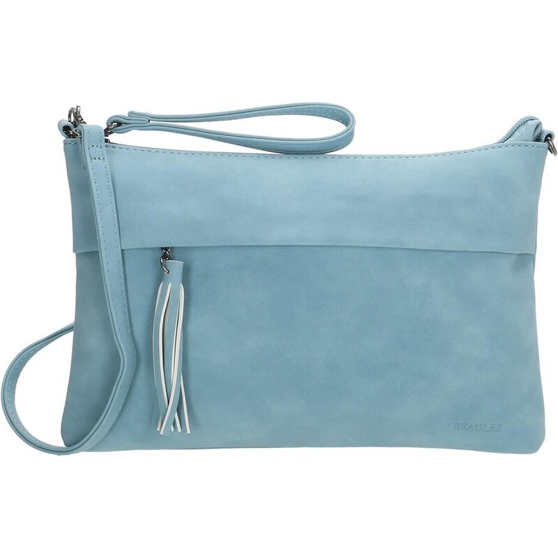 Beagles Modrá listová kabelka cez plece s príveskom „Bubble“ 28159700