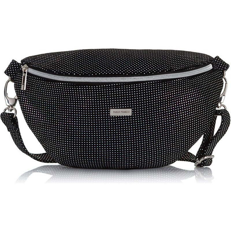 Kožená dámska ľadvinka PAOLO PERUZZI Z-15-C čierna 28159804