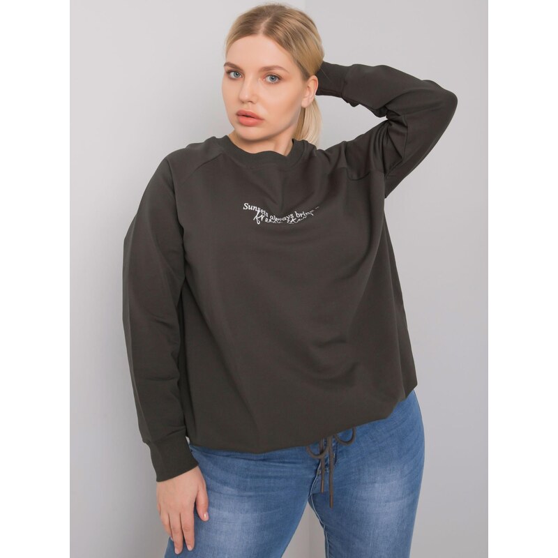 RELEVANCE Sweatshirt-RV-BL-7162.12P-dark khaki 64791927